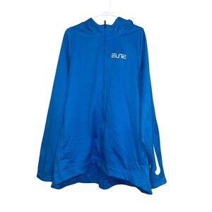 Nike Elite Blue Dri-Fit Full-Zip Hoodie 3XL Loose Fit Long Sleeve Lightweight Ac